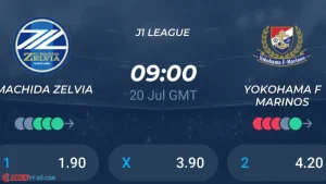 Soi kèo Zelvia vs Marinos lúc 16h00 ngày 20/07: J1 League